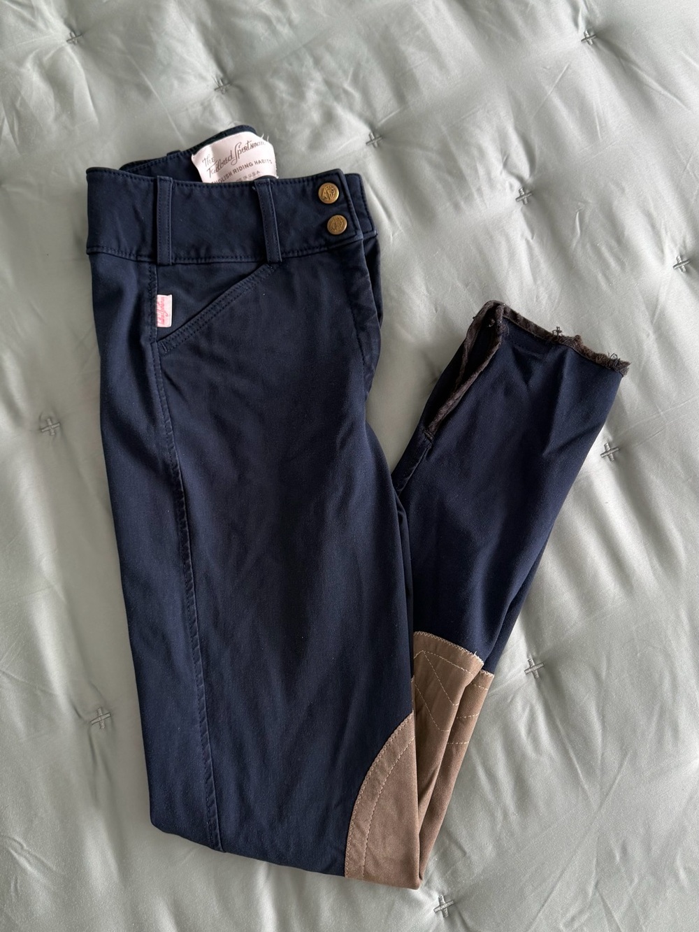 Navy Blue Tailored sportsman riding breeches